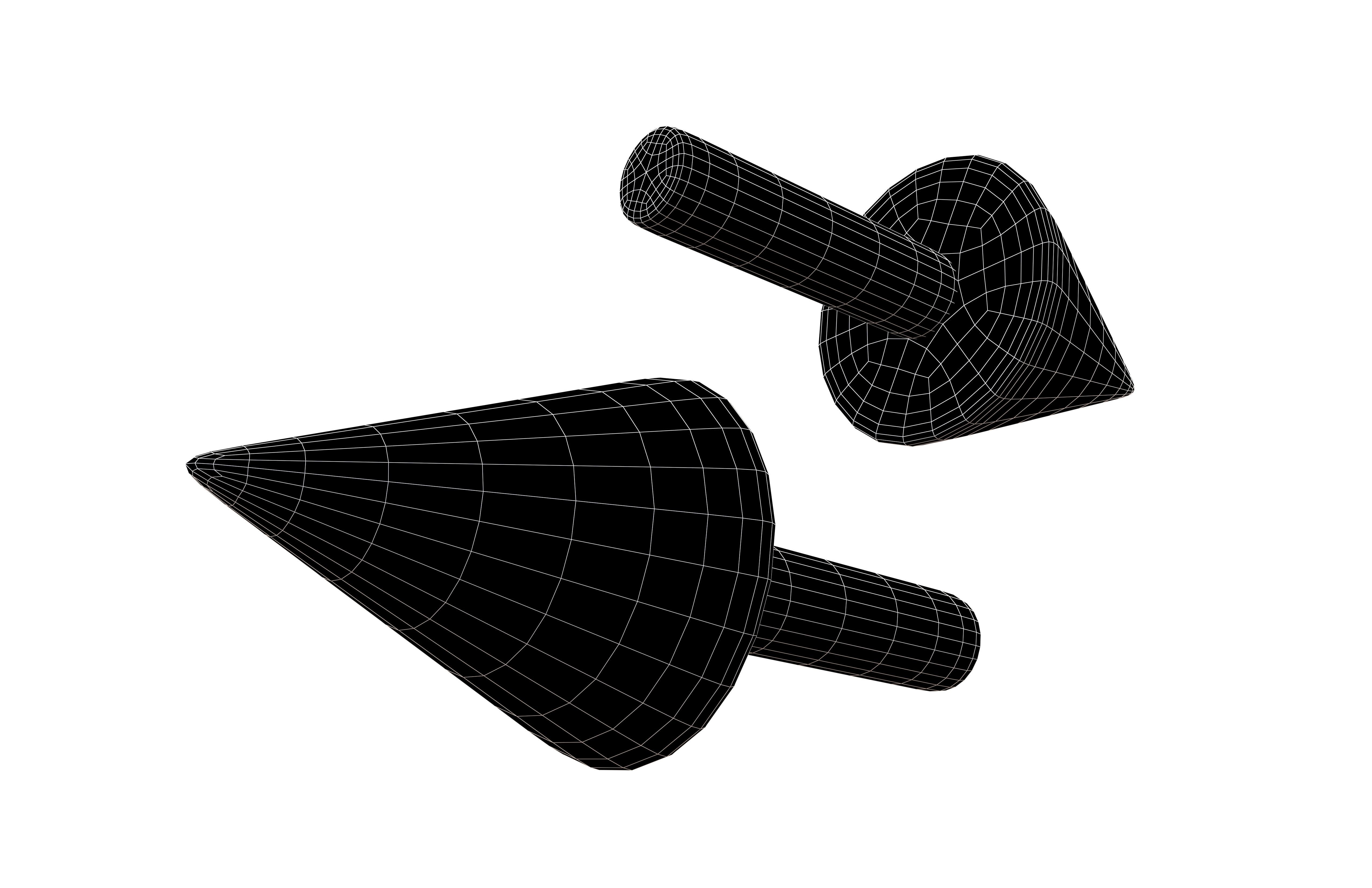 Right and Left Arrow v1 001 Low-poly 3D model_5
