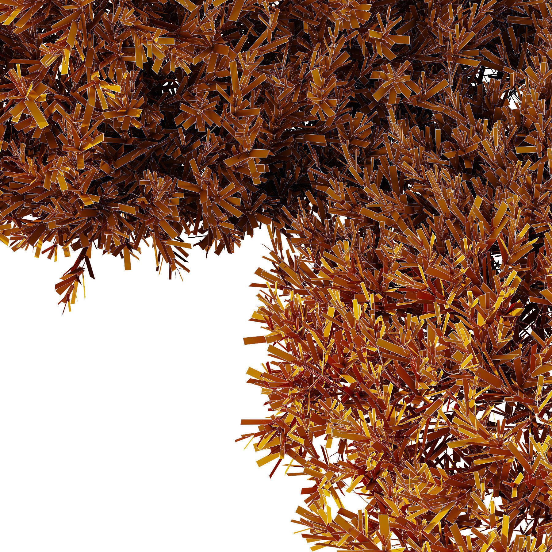 6 Different SETS of Bush SET VOL106 3D Model Collection_31