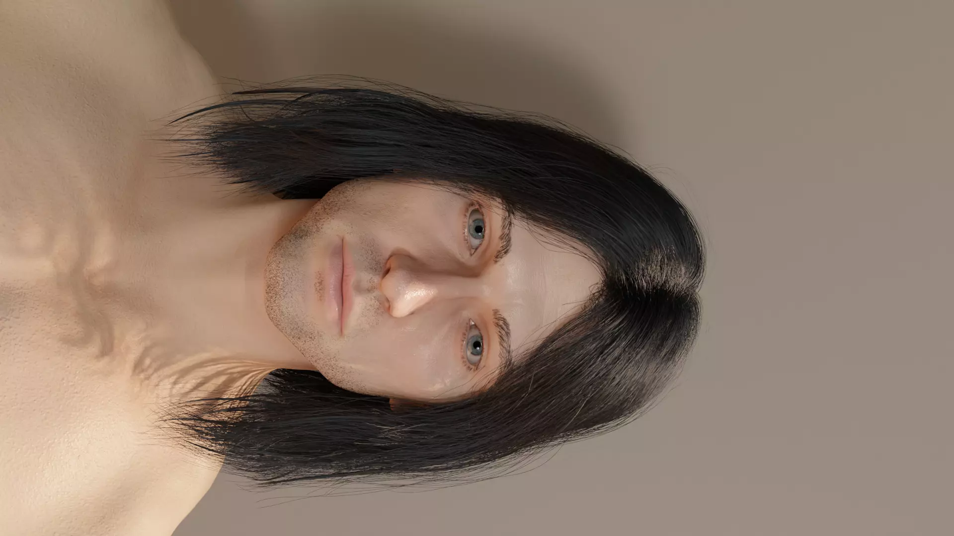 Thorgal - V3 rigged - Photorealistic 4k Character Low-poly 3D model_0