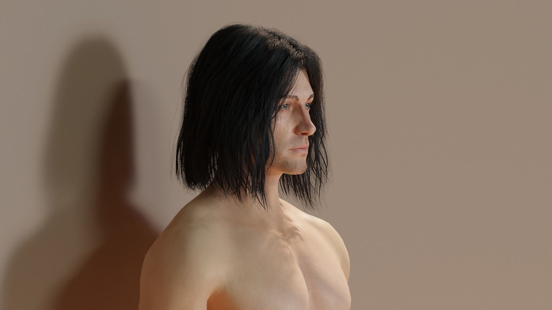 Thorgal - V3 rigged - Photorealistic 4k Character Low-poly 3D model_7