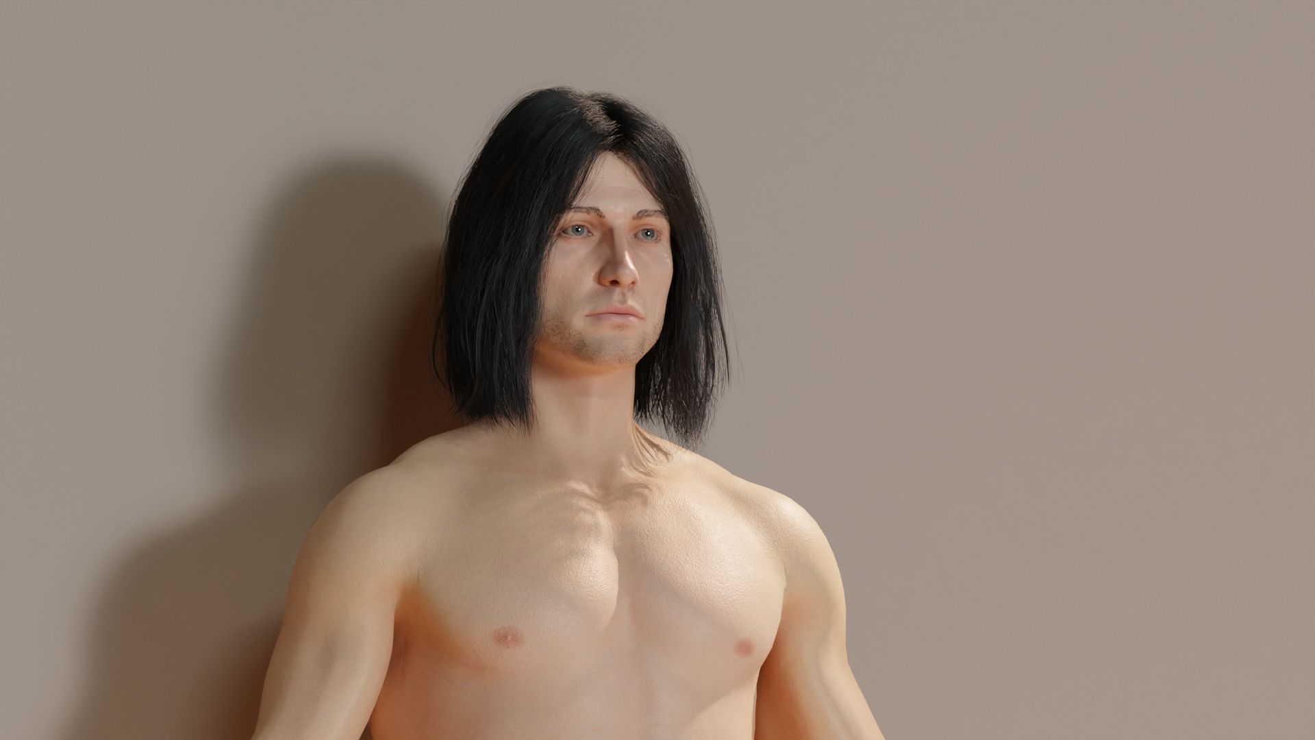 Thorgal - V3 rigged - Photorealistic 4k Character Low-poly 3D model_4