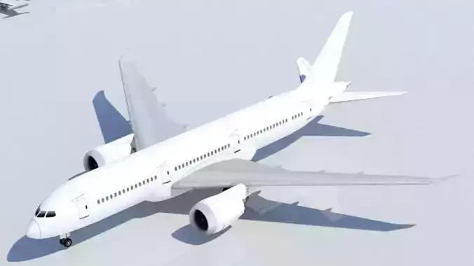 B787 8 Dreamliner Low Poly Static 