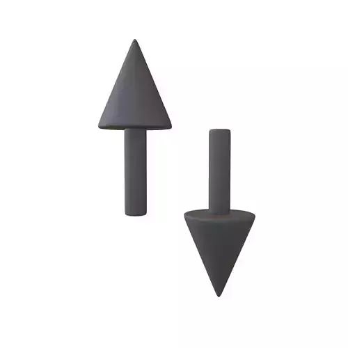 Up and Down Arrow v1 002 Low-poly 3D model Up and Down Arrow v1 002 Low-poly 3D model