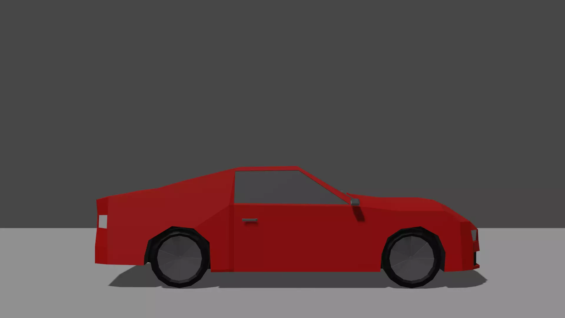 Low Poly Sports Car Free low-poly 3D model_0