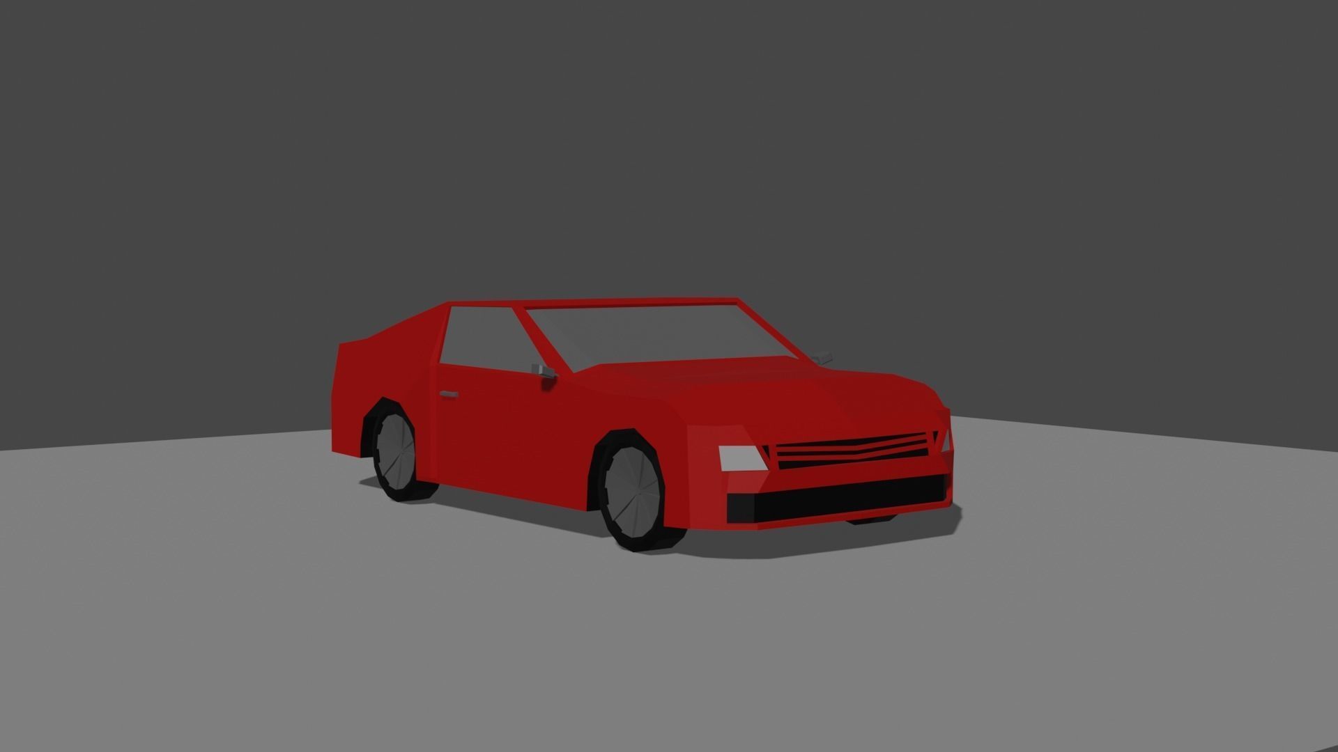 Low Poly Sports Car Free low-poly 3D model_1