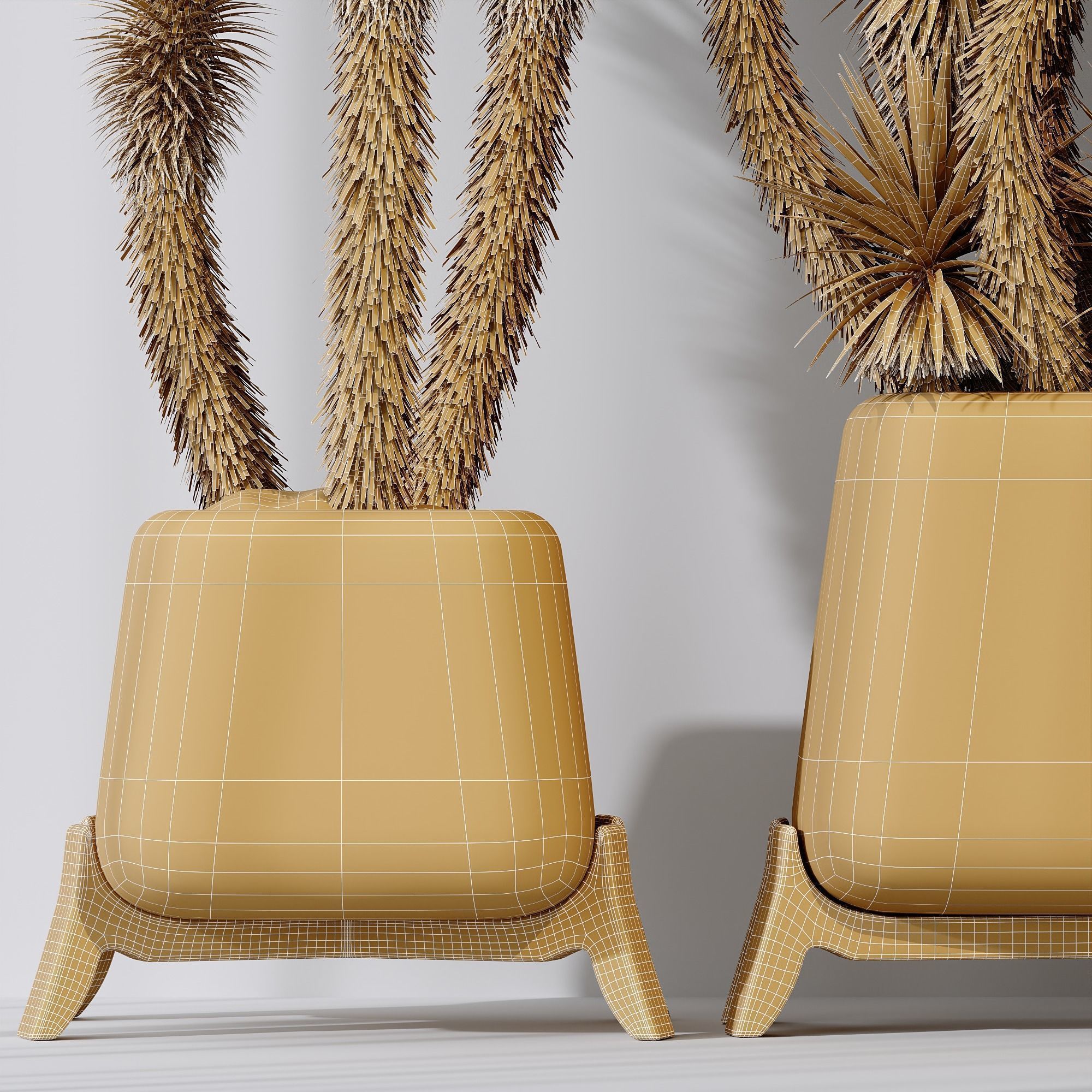 6 Different SETS of Plant Indoor SET VOL108 3D Model Collection_21