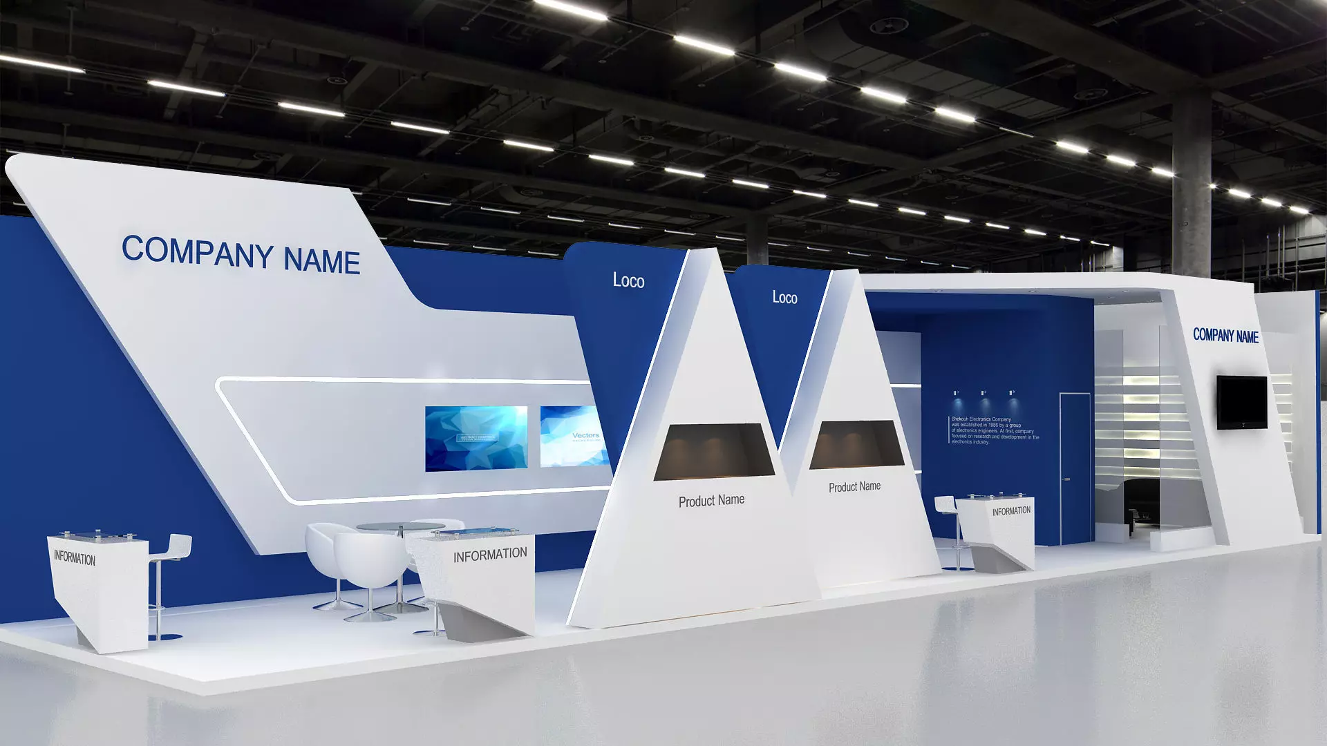 exhibition 3d 3D model_5