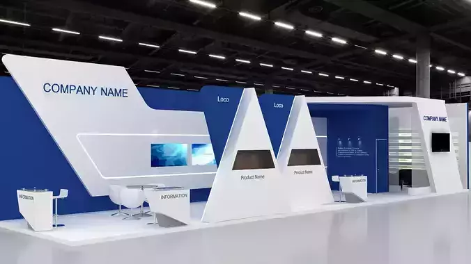 exhibition 3D model