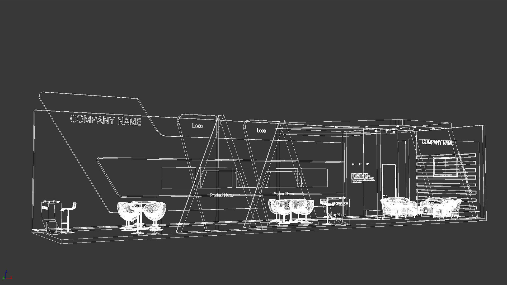 exhibition 3d 3D model_12