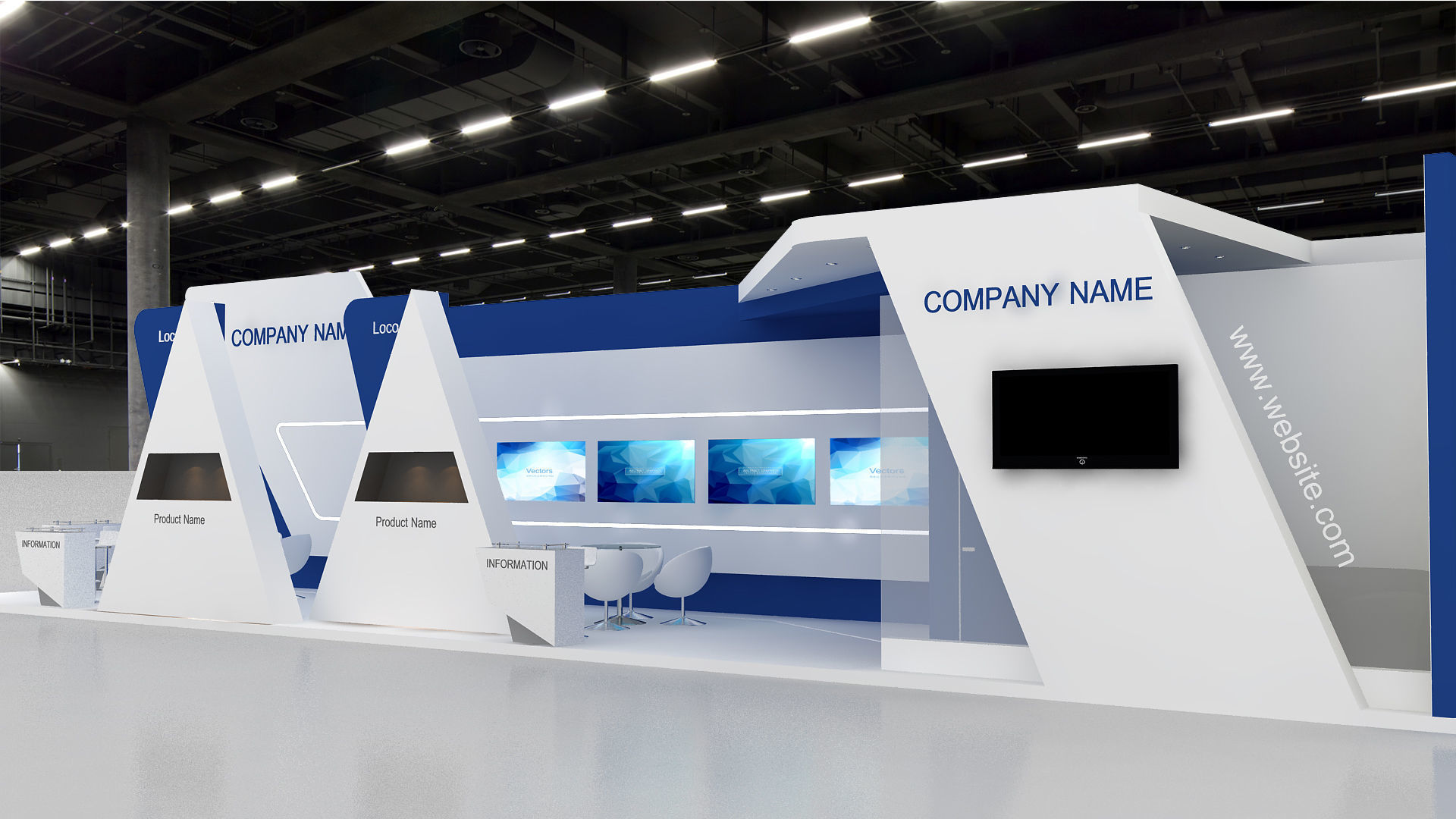 exhibition 3d 3D model_7