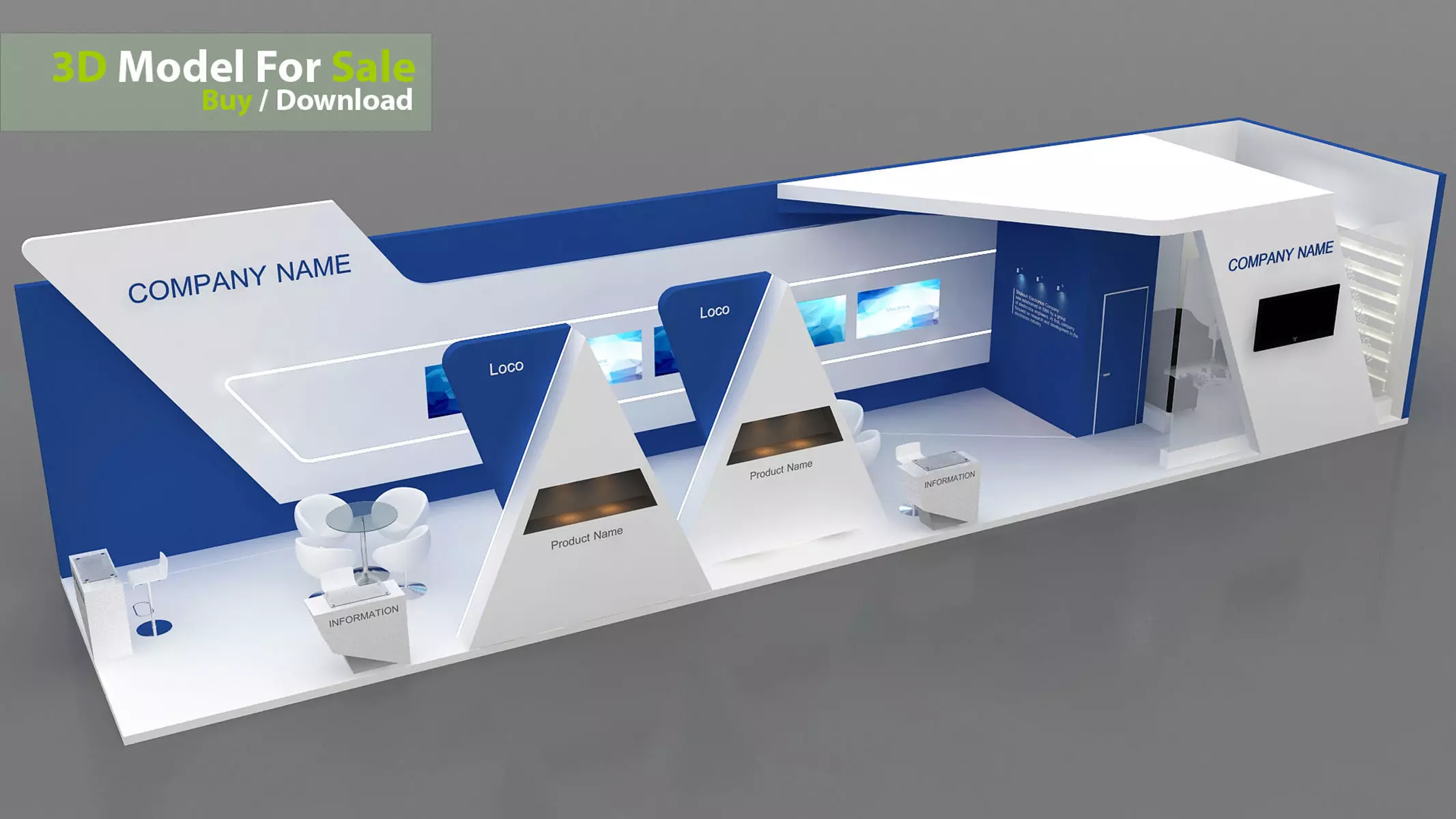 exhibition 3d 3D model_0