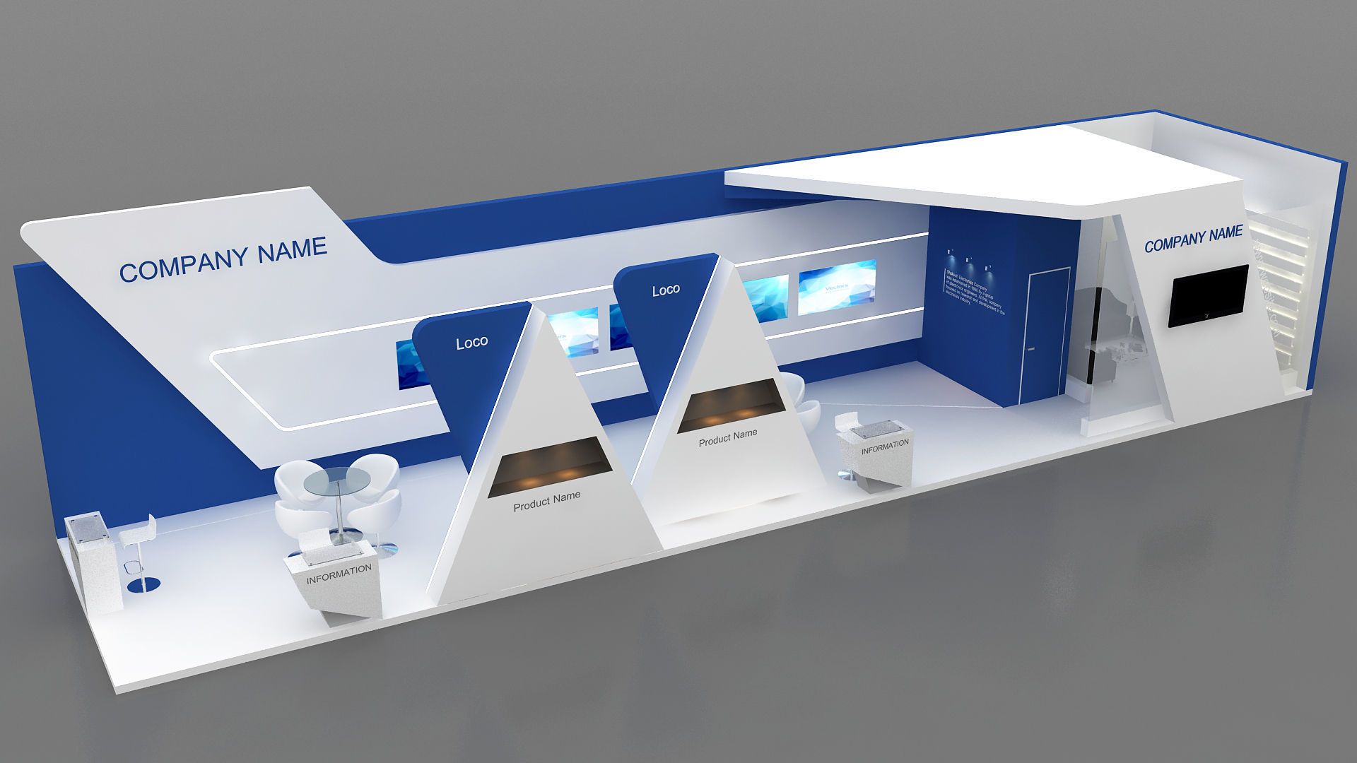 exhibition 3d 3D model_9