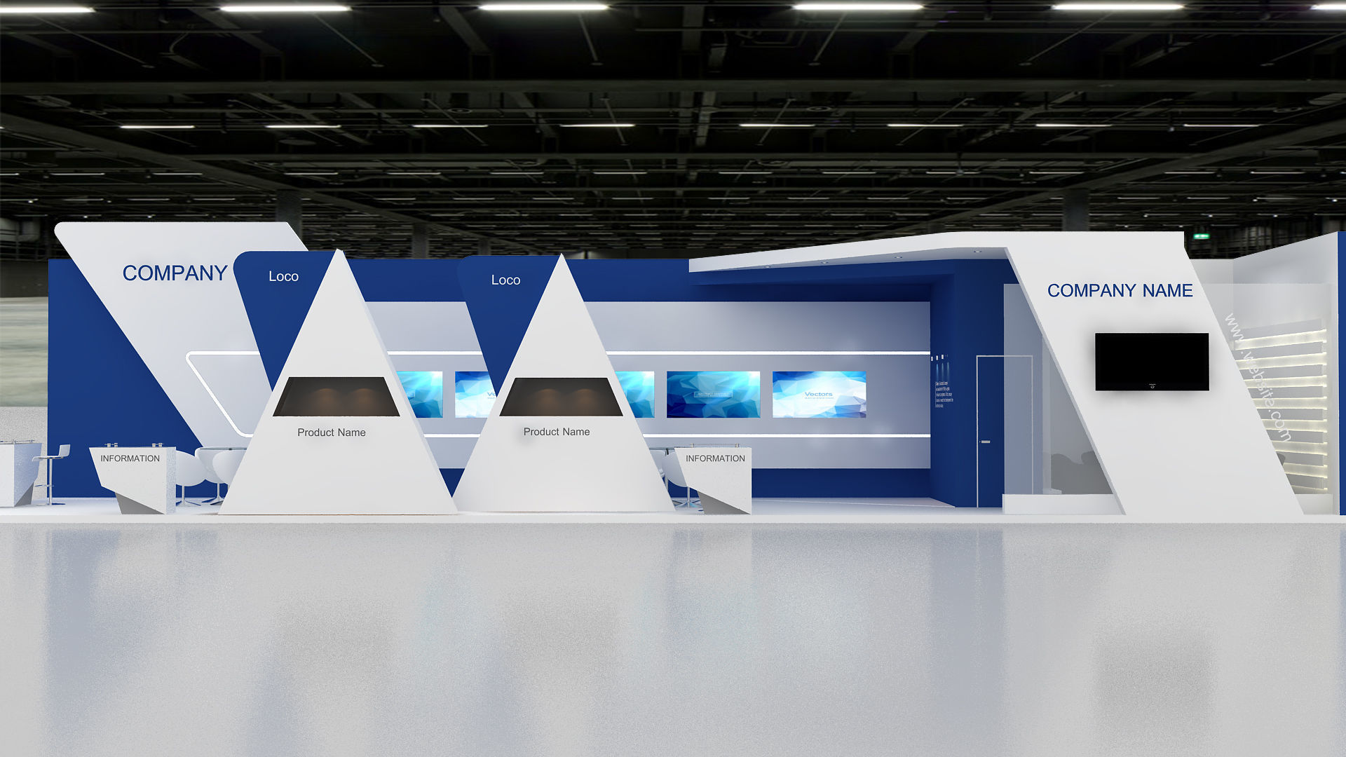 exhibition 3d 3D model_6