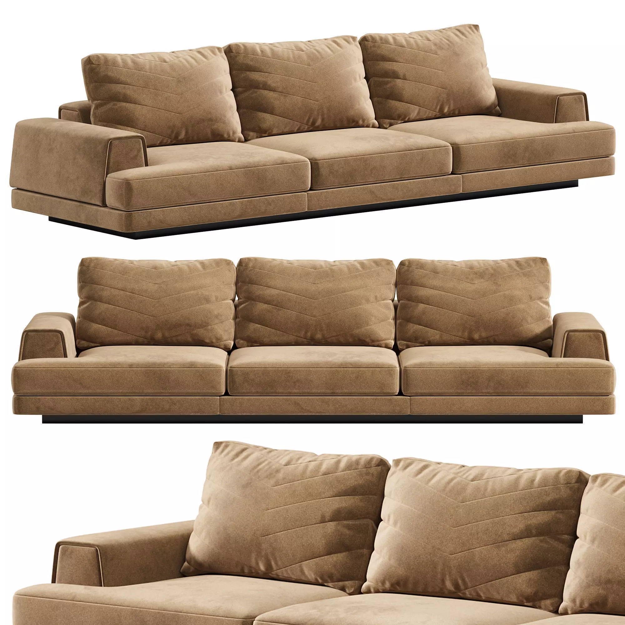  XAVIER Sofa By  Visionnaire 3D model_0