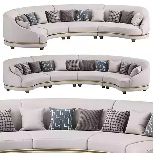 CHATAM CURVO Sofa by Visionnaire