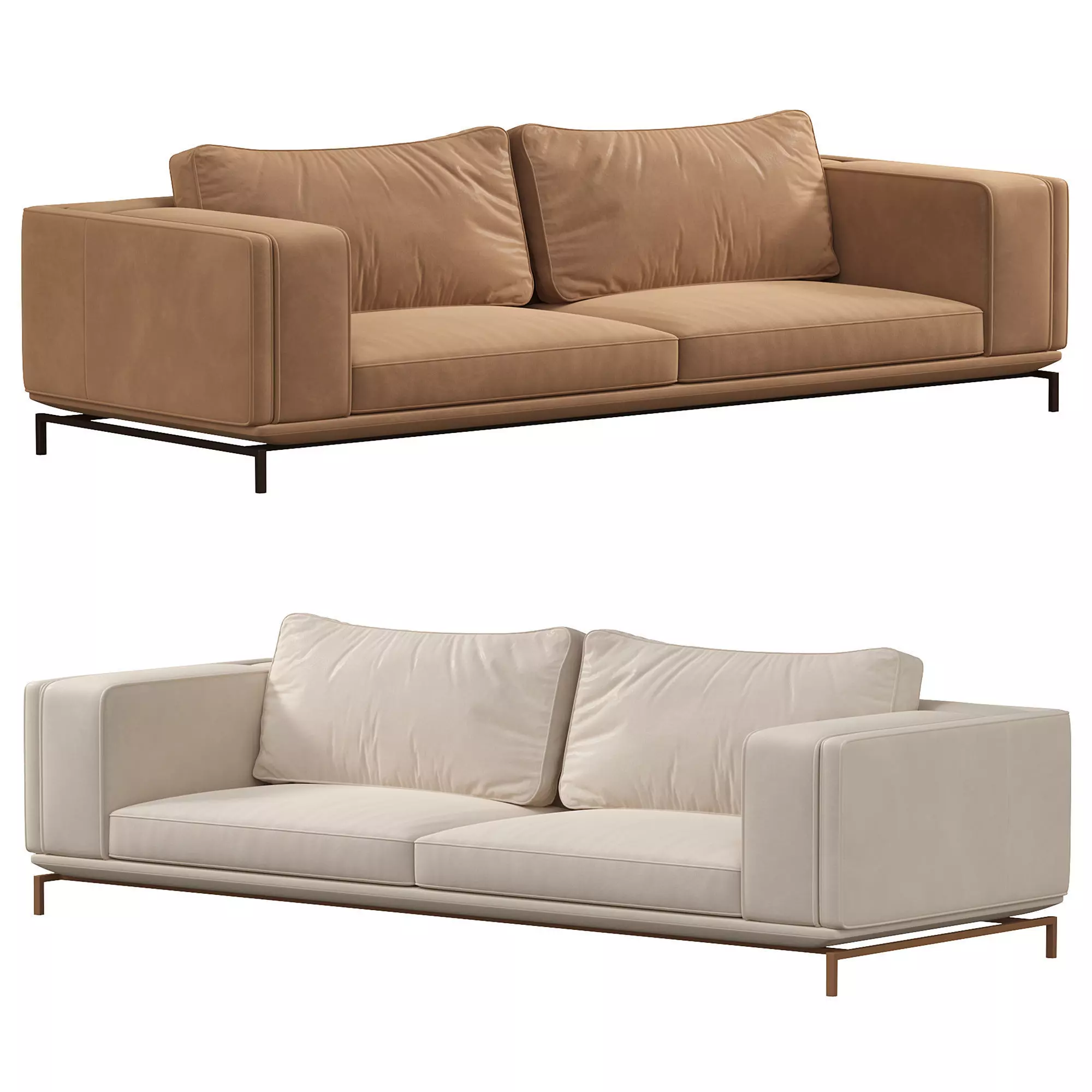 Denzel Sofa By Visionnaire   3D model_0