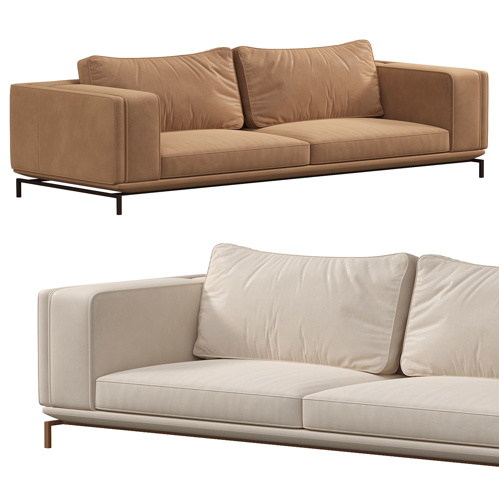 Denzel Sofa By Visionnaire   3D model_1