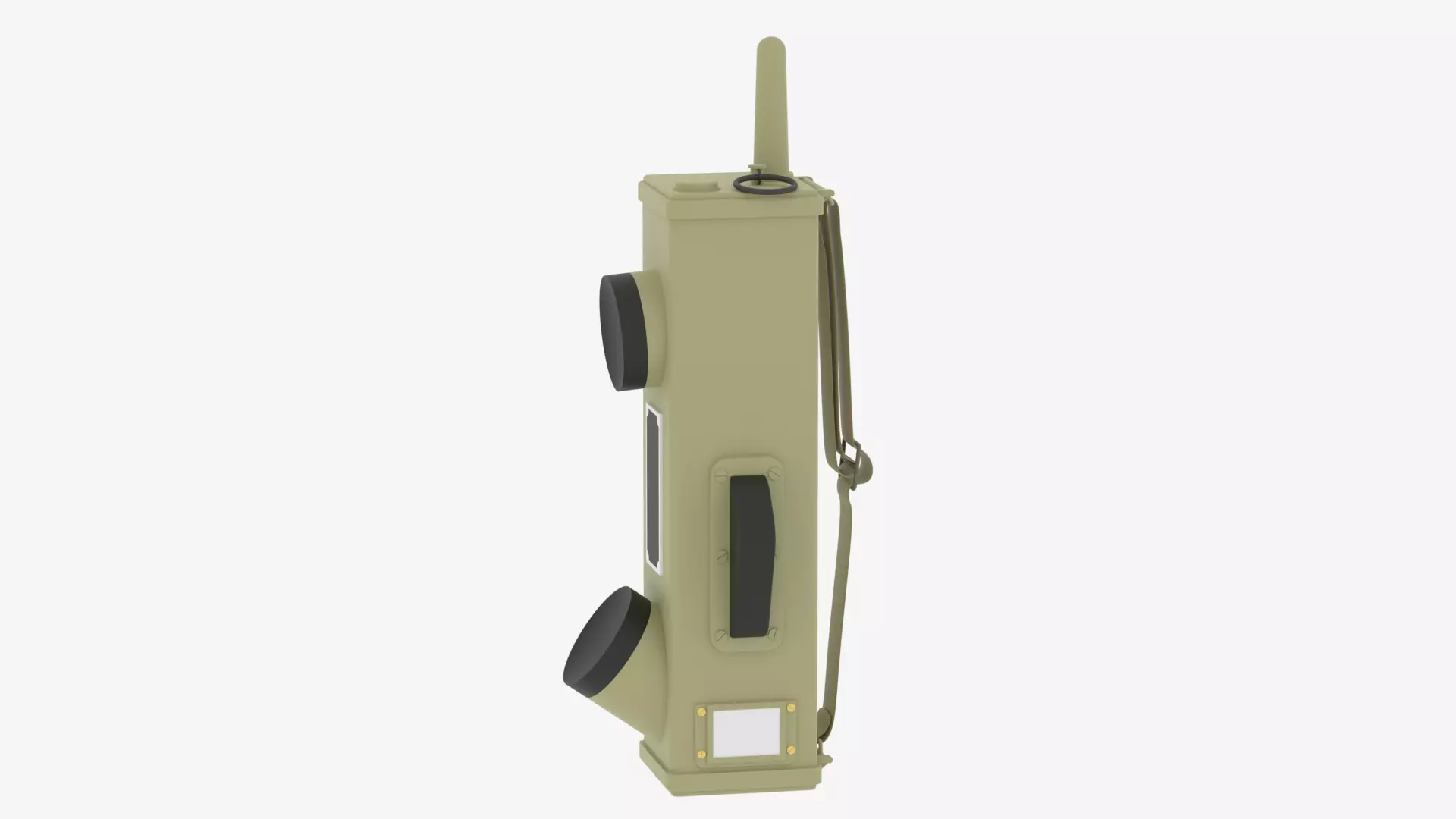 WWII Handheld Radio SCR-536 Radio Transceiver 3D model_0