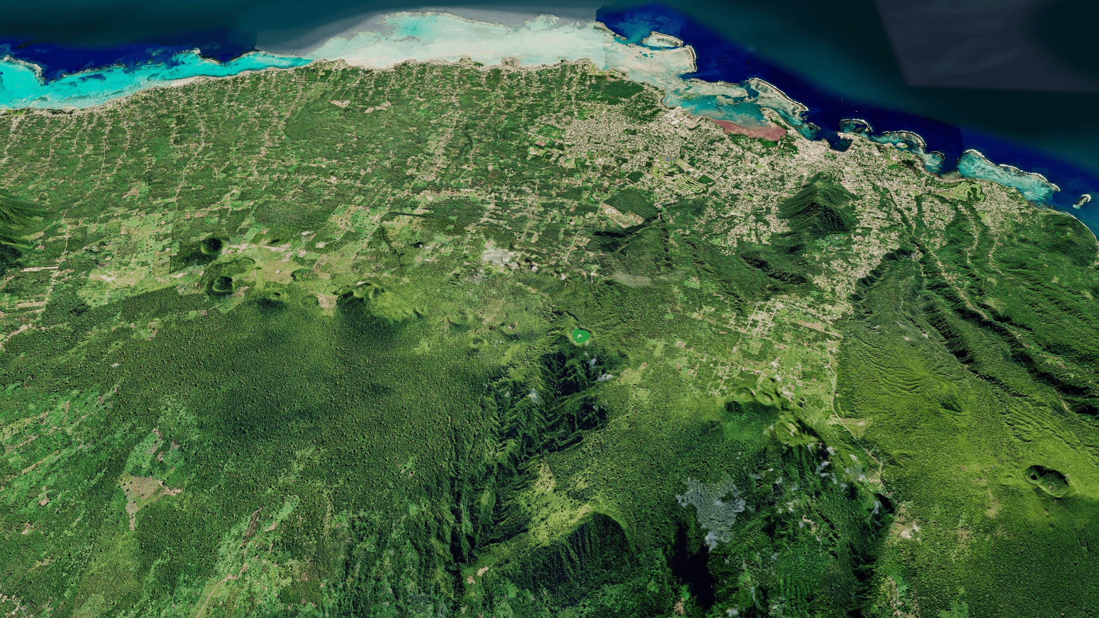 Upolu island samoa full 3d model terrain 3D model_3