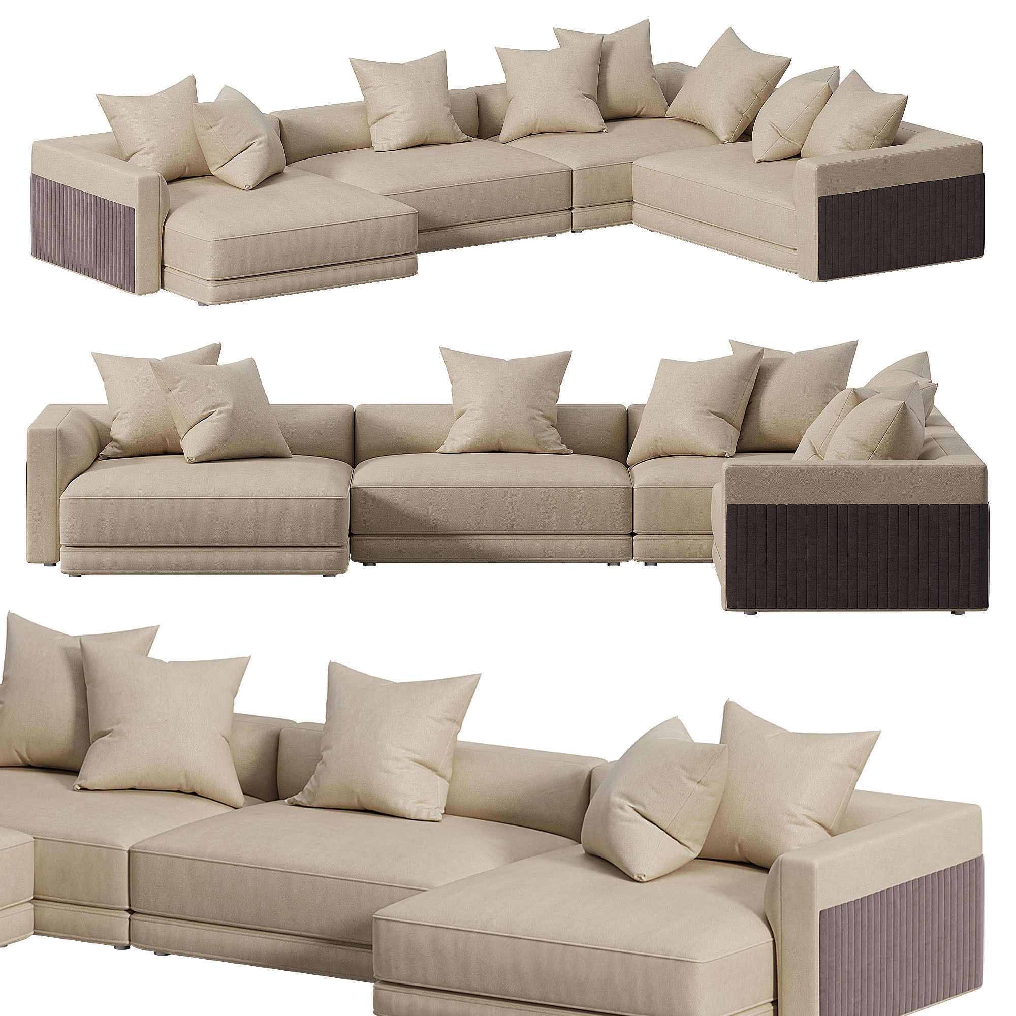  MILLER Sofa By Visionnaire 3D model_1