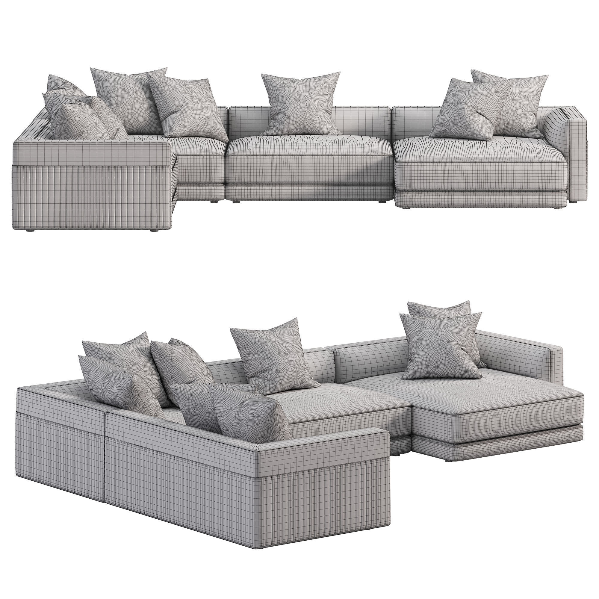 MILLER Sofa By Visionnaire 3D model_2