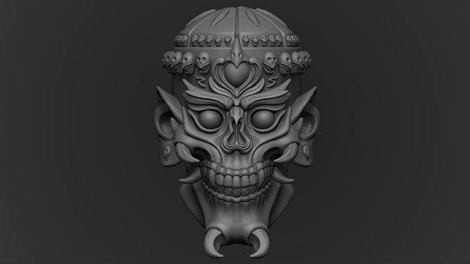 Tibetan skull 3D model