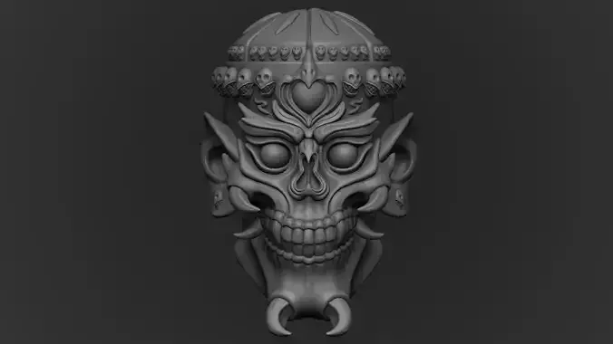 Tibetan skull