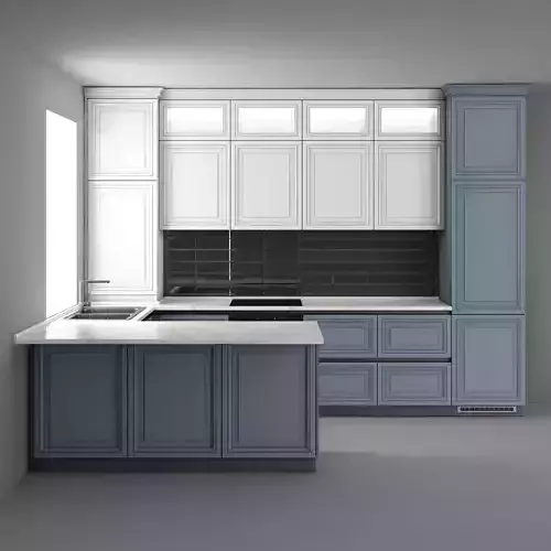 Corner Kitchen 3D model