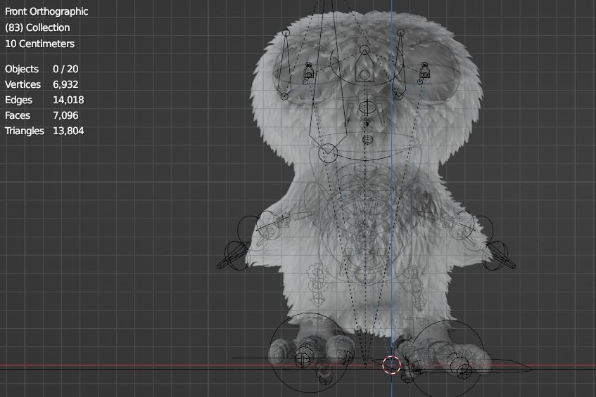 Stylized Bird 3D model_4