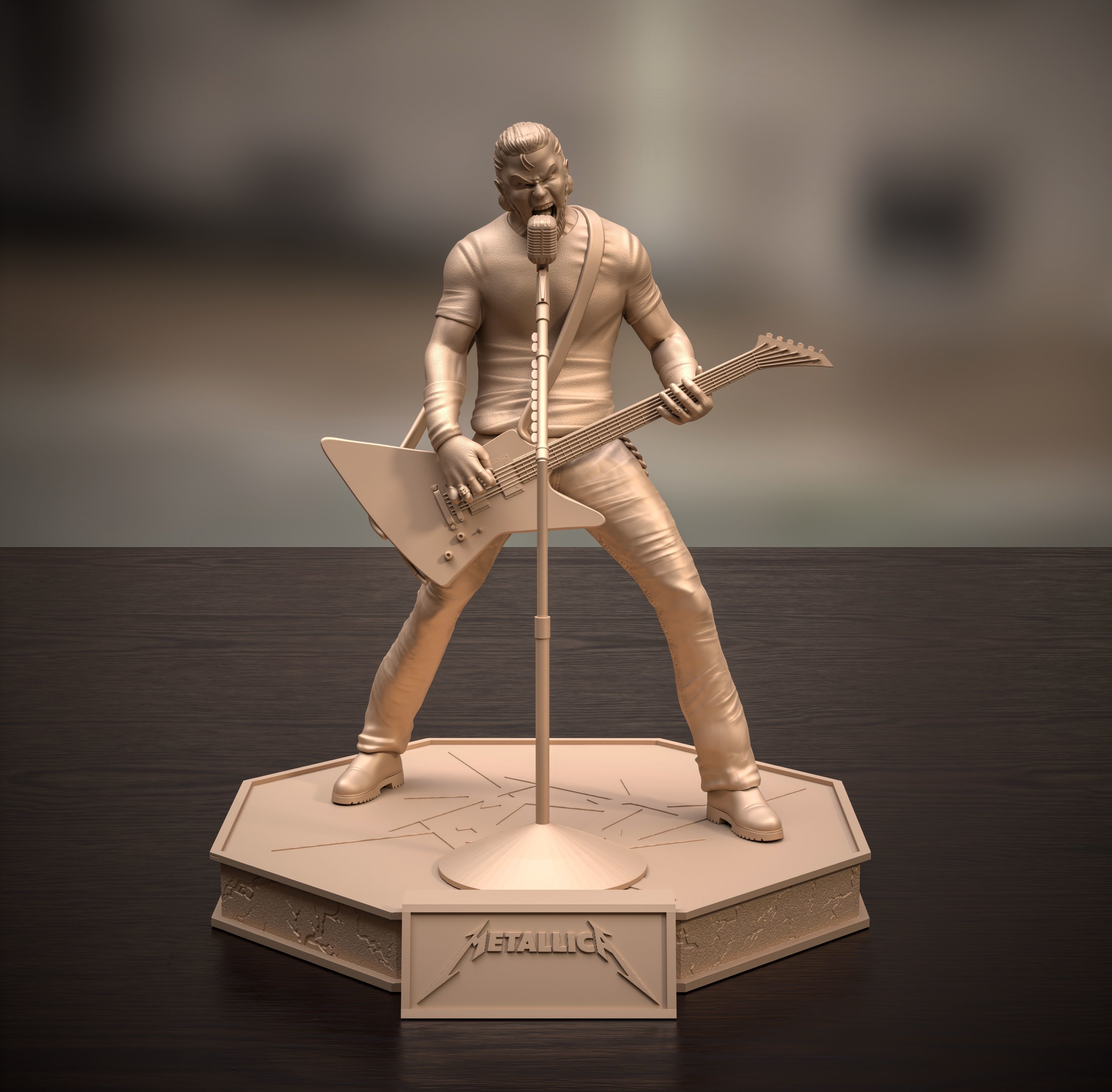 METALLICA - JAMES HETFIELD 3D print model_3