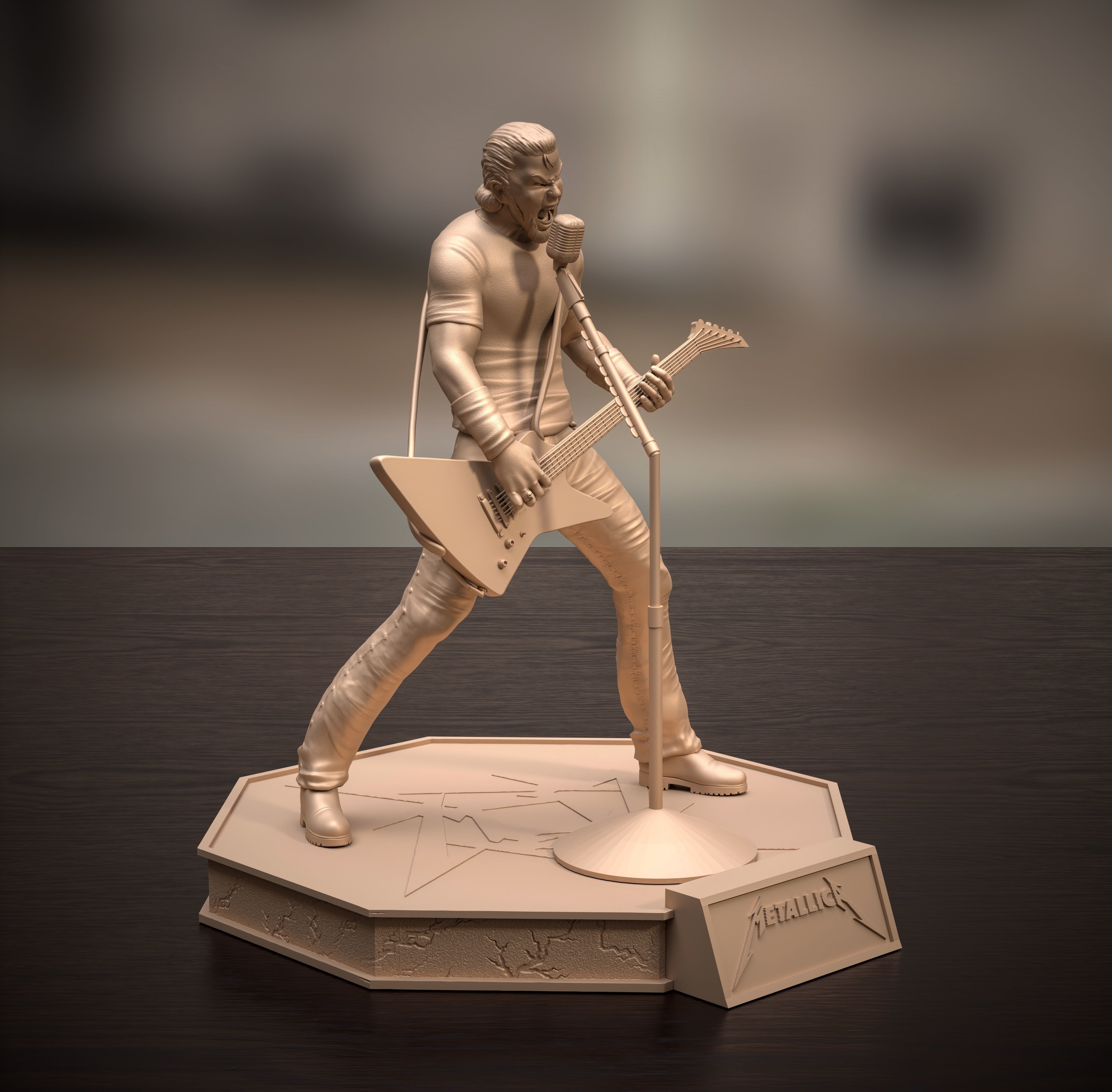METALLICA - JAMES HETFIELD 3D print model_4