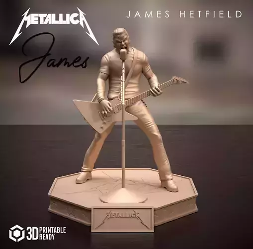 METALLICA - JAMES HETFIELD 3D print model
