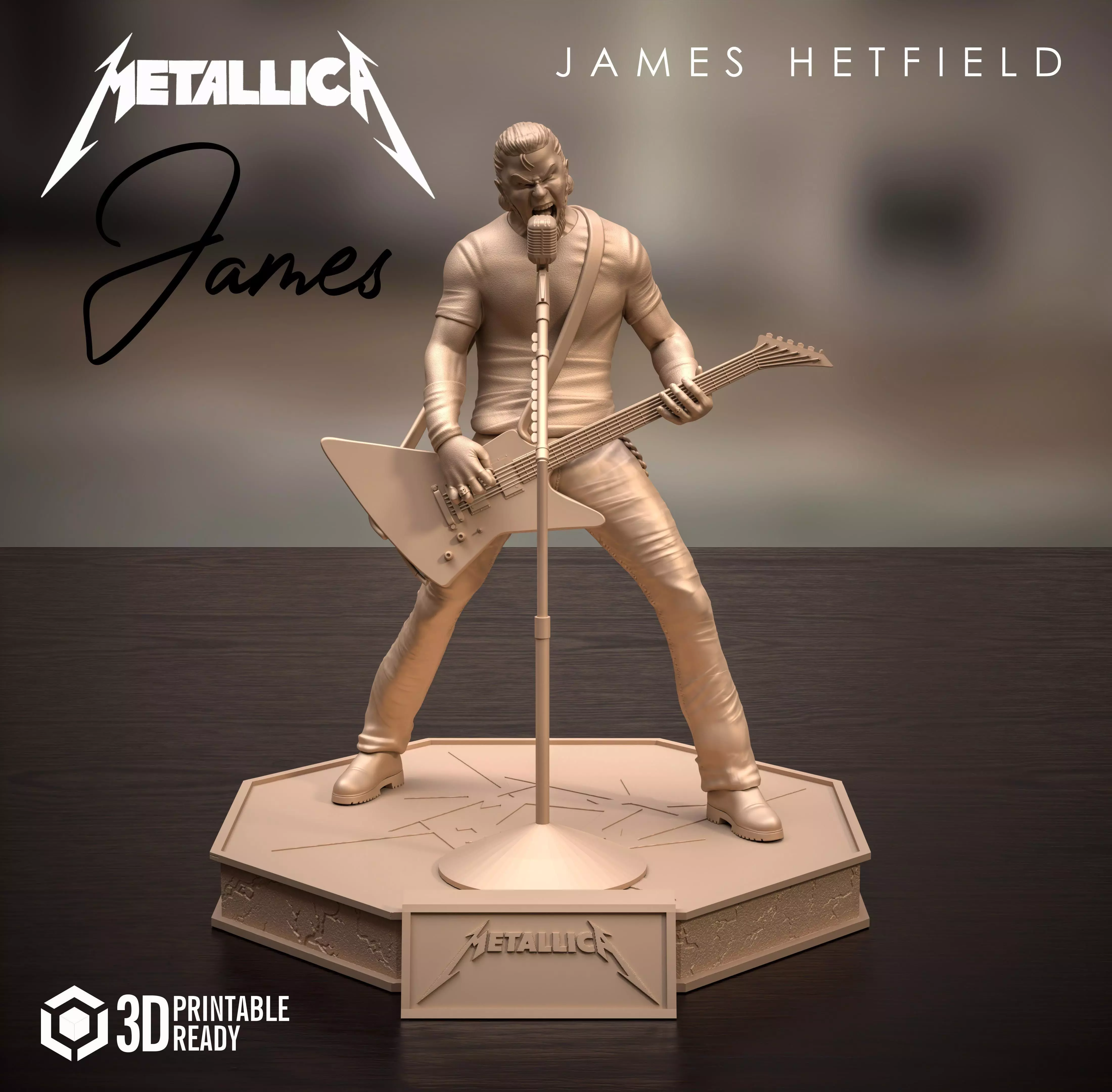 METALLICA - JAMES HETFIELD 3D print model_0