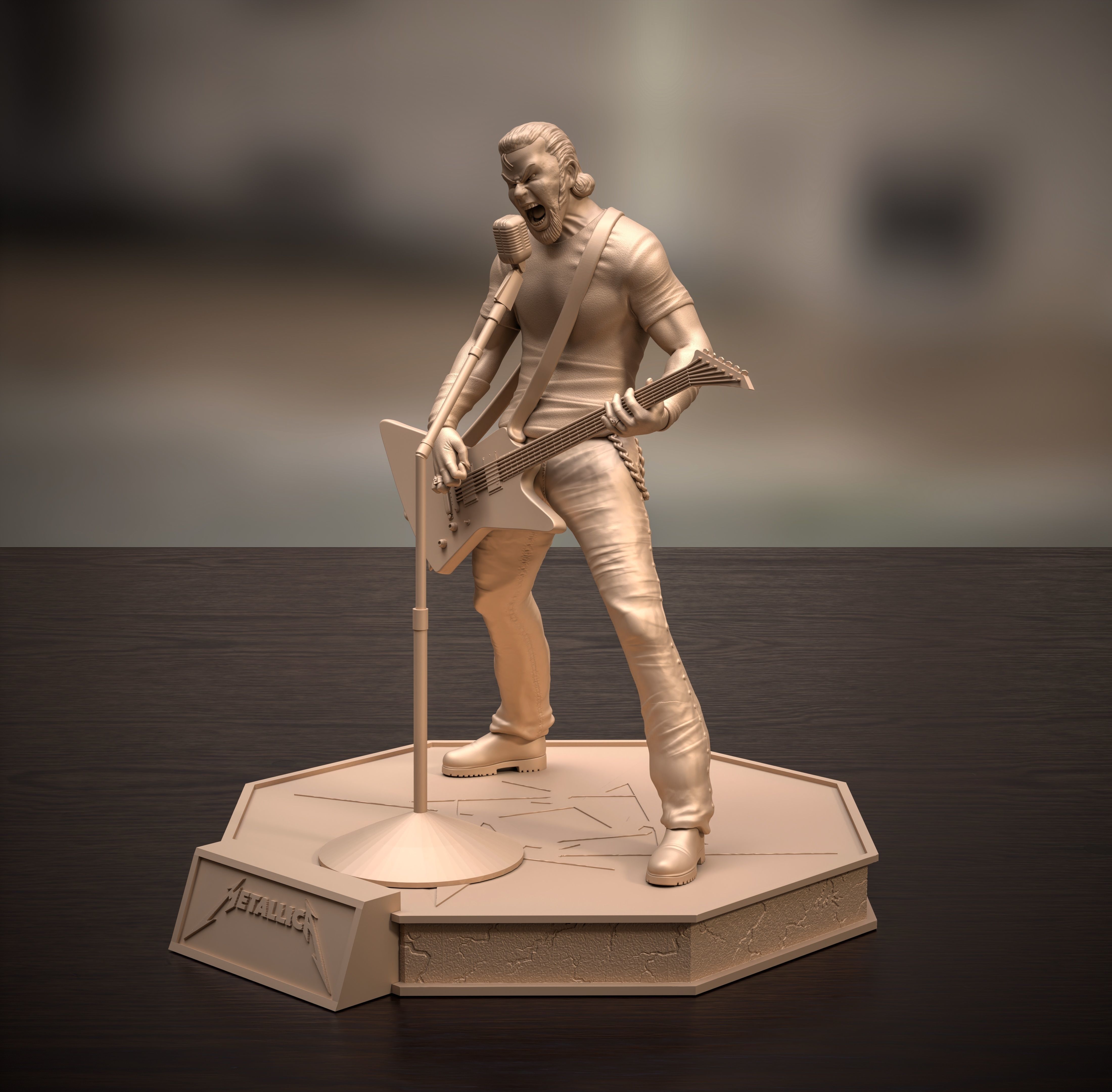 METALLICA - JAMES HETFIELD 3D print model_9