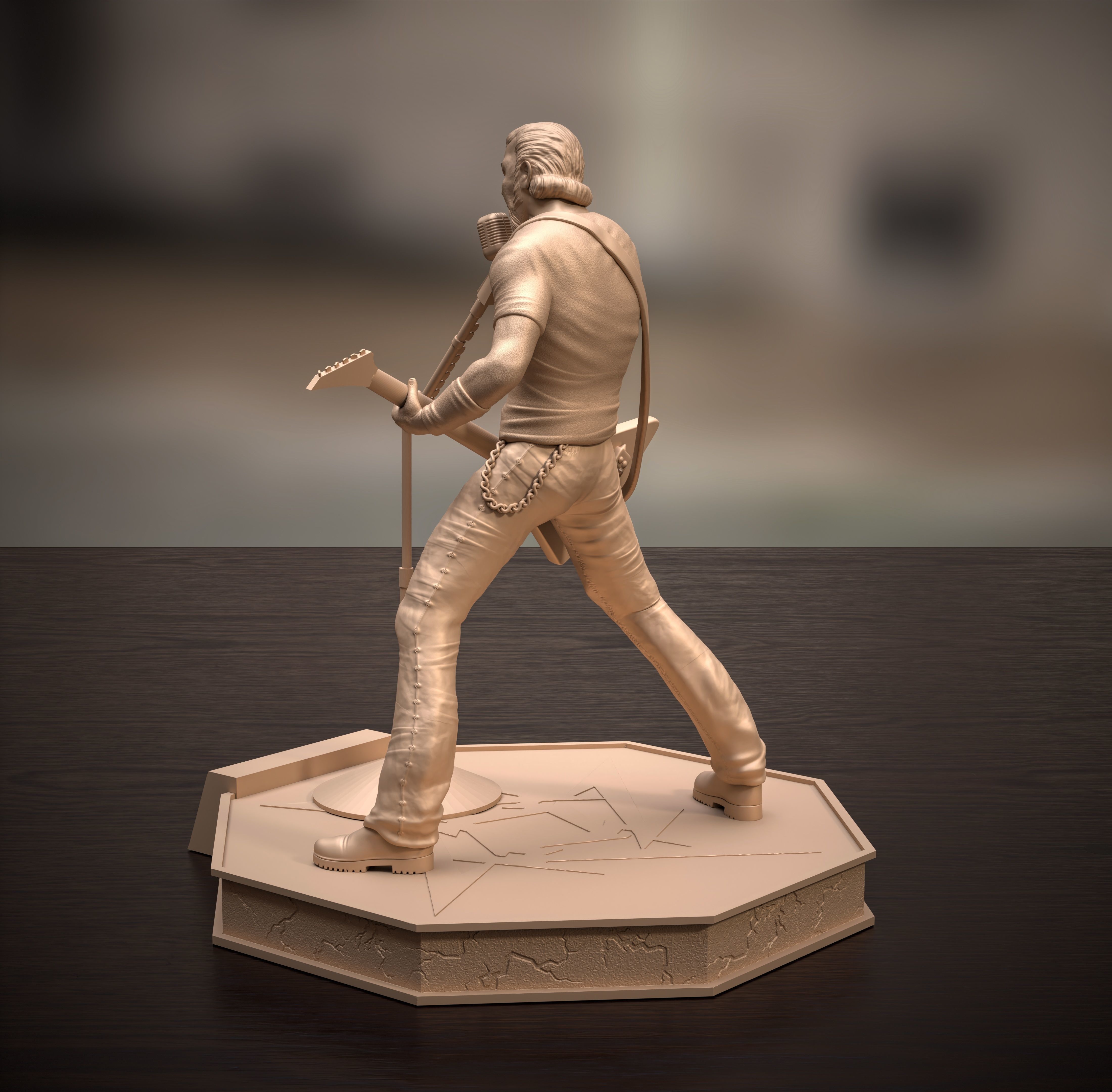 METALLICA - JAMES HETFIELD 3D print model_7
