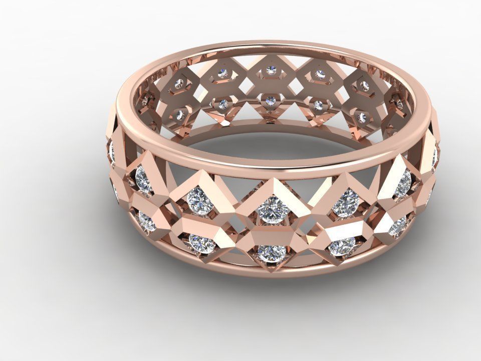 Ring unisex 3D print model_2