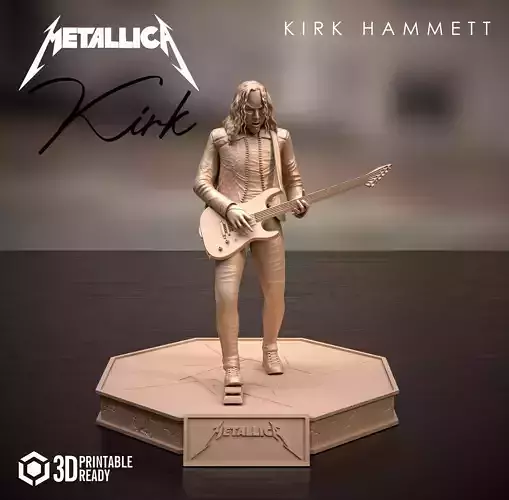 METALLICA - KIRK HAMMETT 3D print model