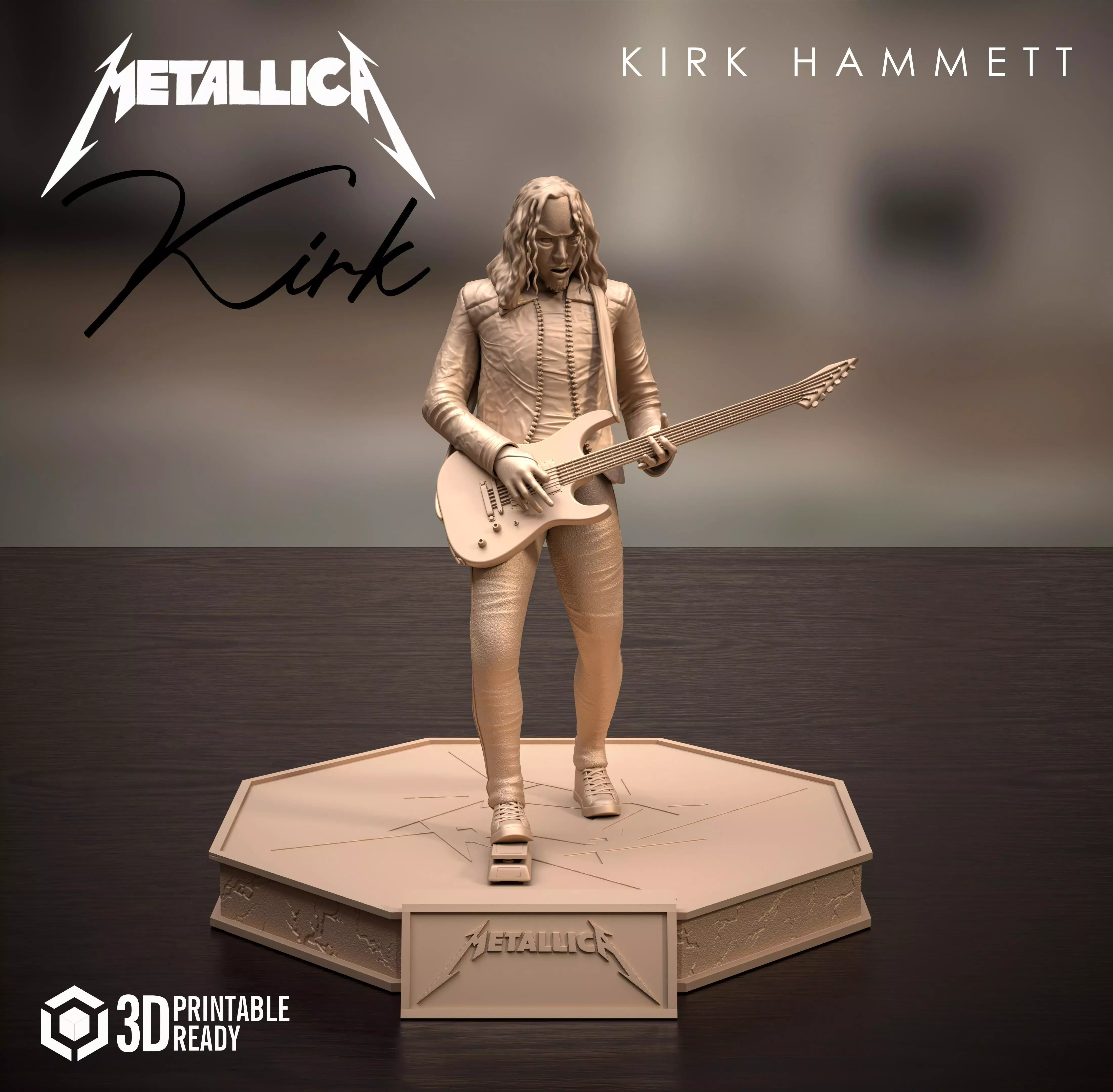 METALLICA - KIRK HAMMETT 3D print model_0