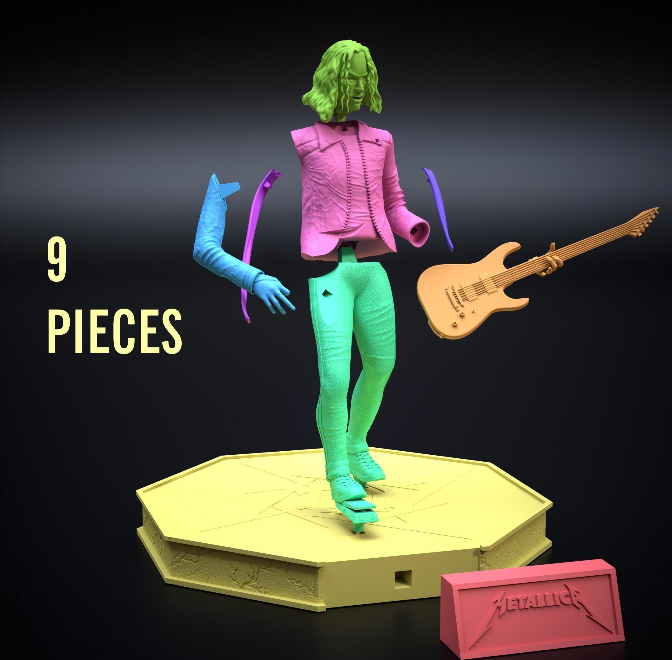 METALLICA - KIRK HAMMETT 3D print model_2