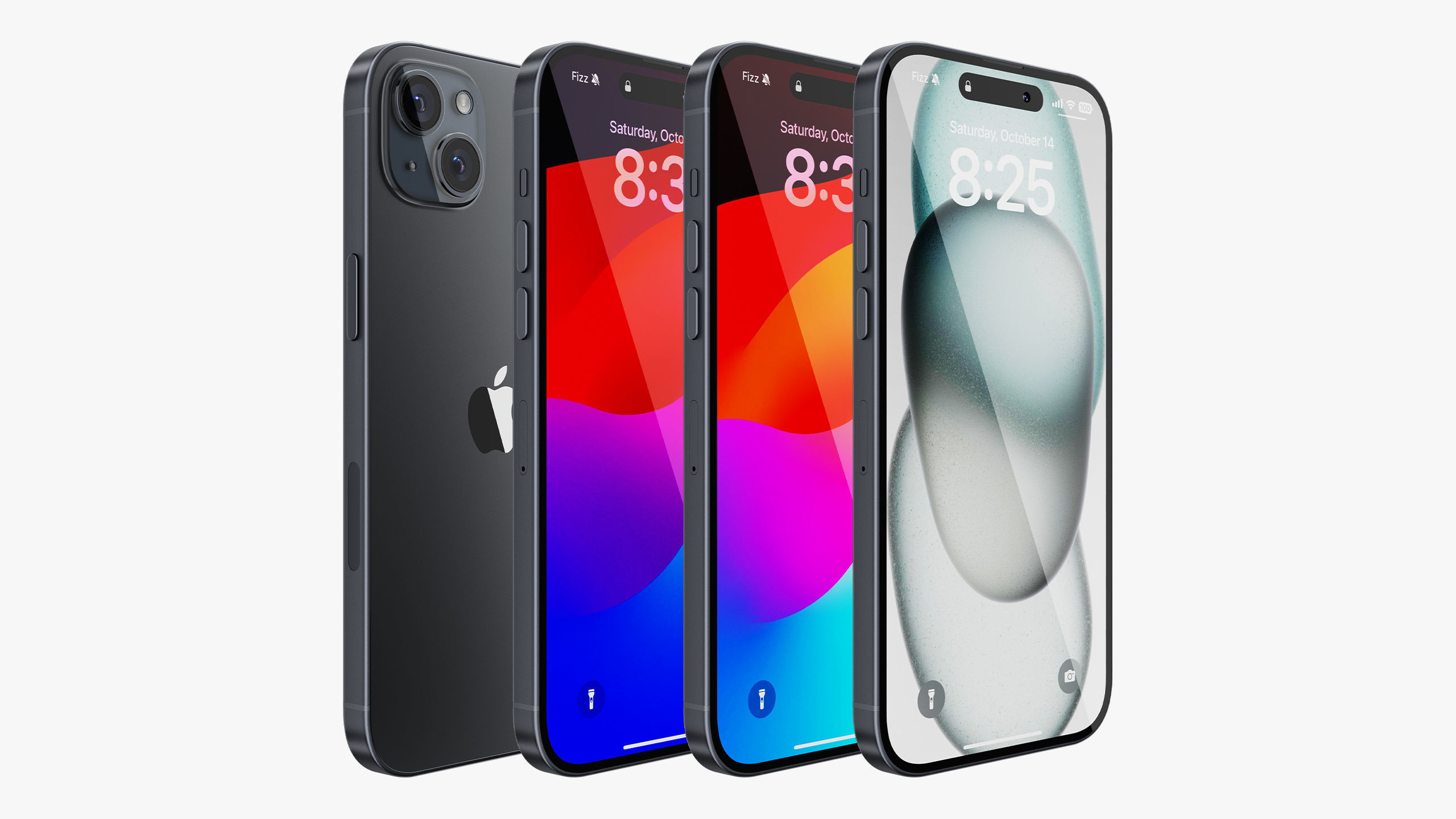 Apple iPhone 15 Plus Black 3D model_1