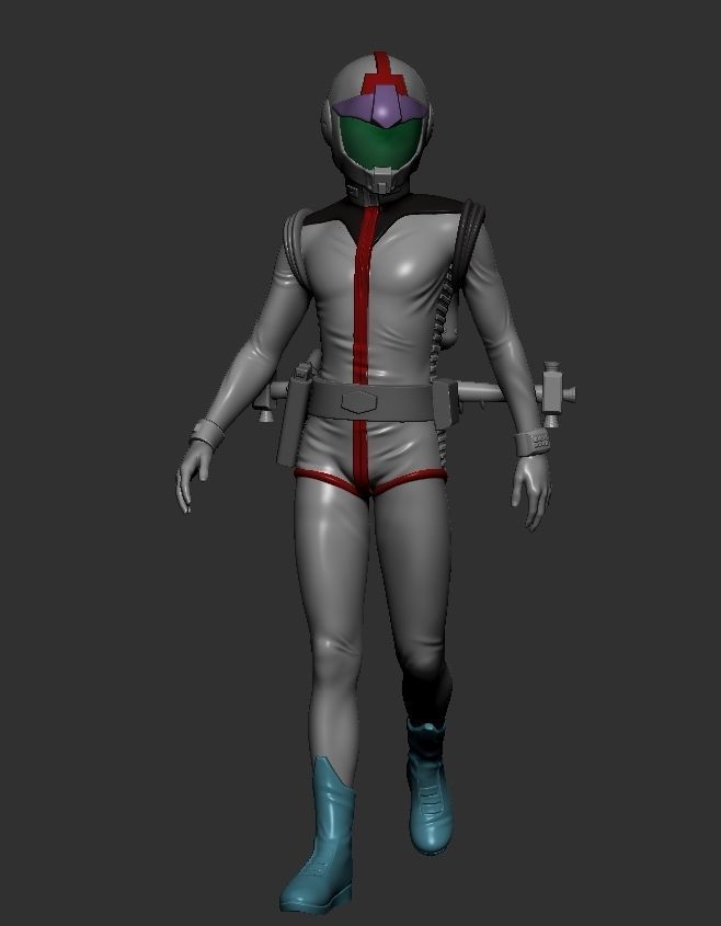 AMURO RAY Sayla Mass 3D print model_11