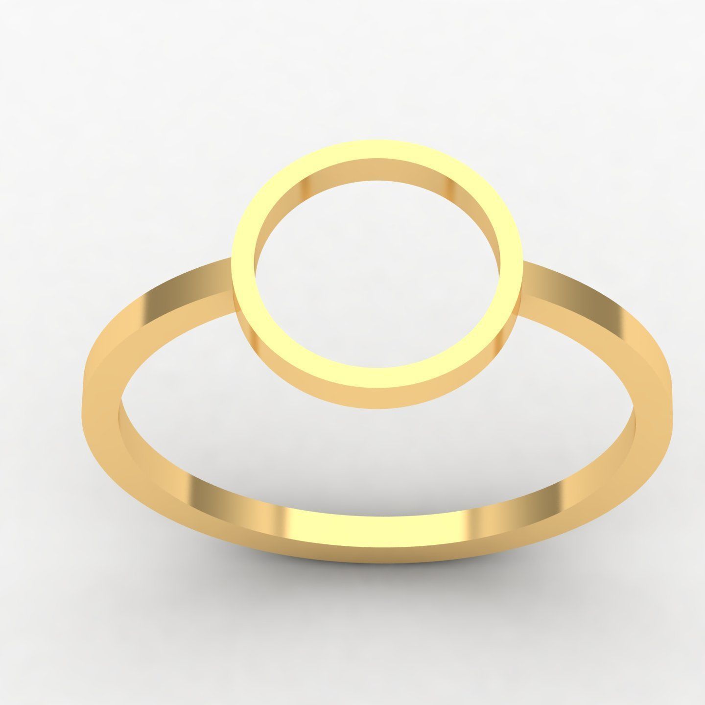 circle ring 3D print model_5