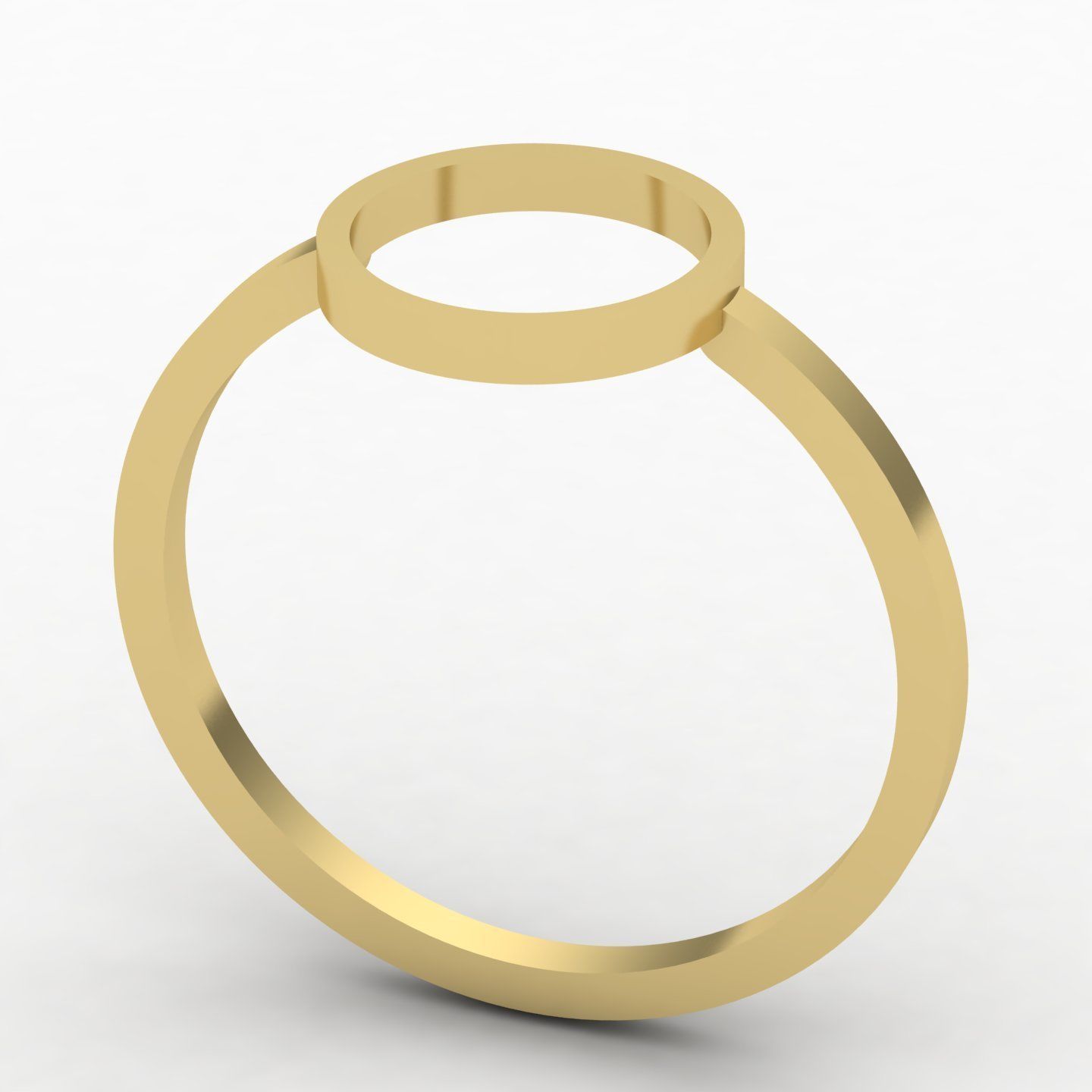 circle ring 3D print model_8