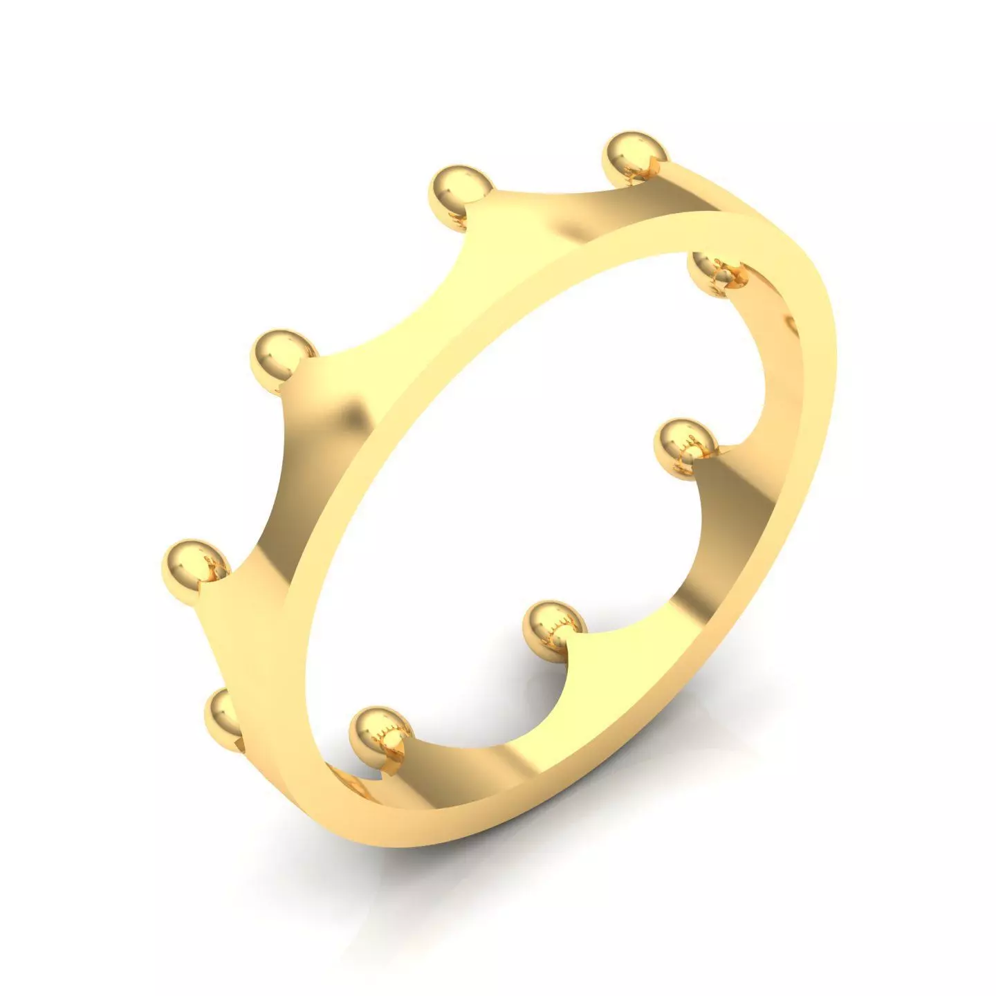 Crown ring Free 3D print model_0