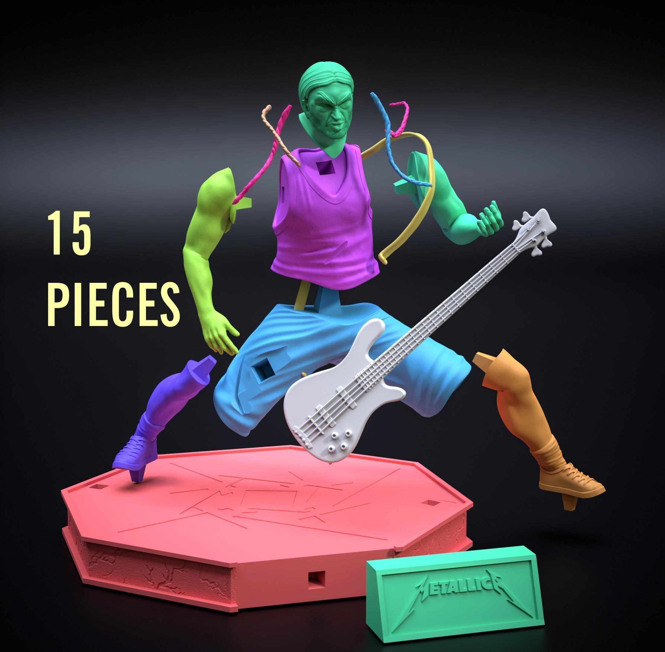 METALLICA - ROBERT TRUJILLO 3D print model_2