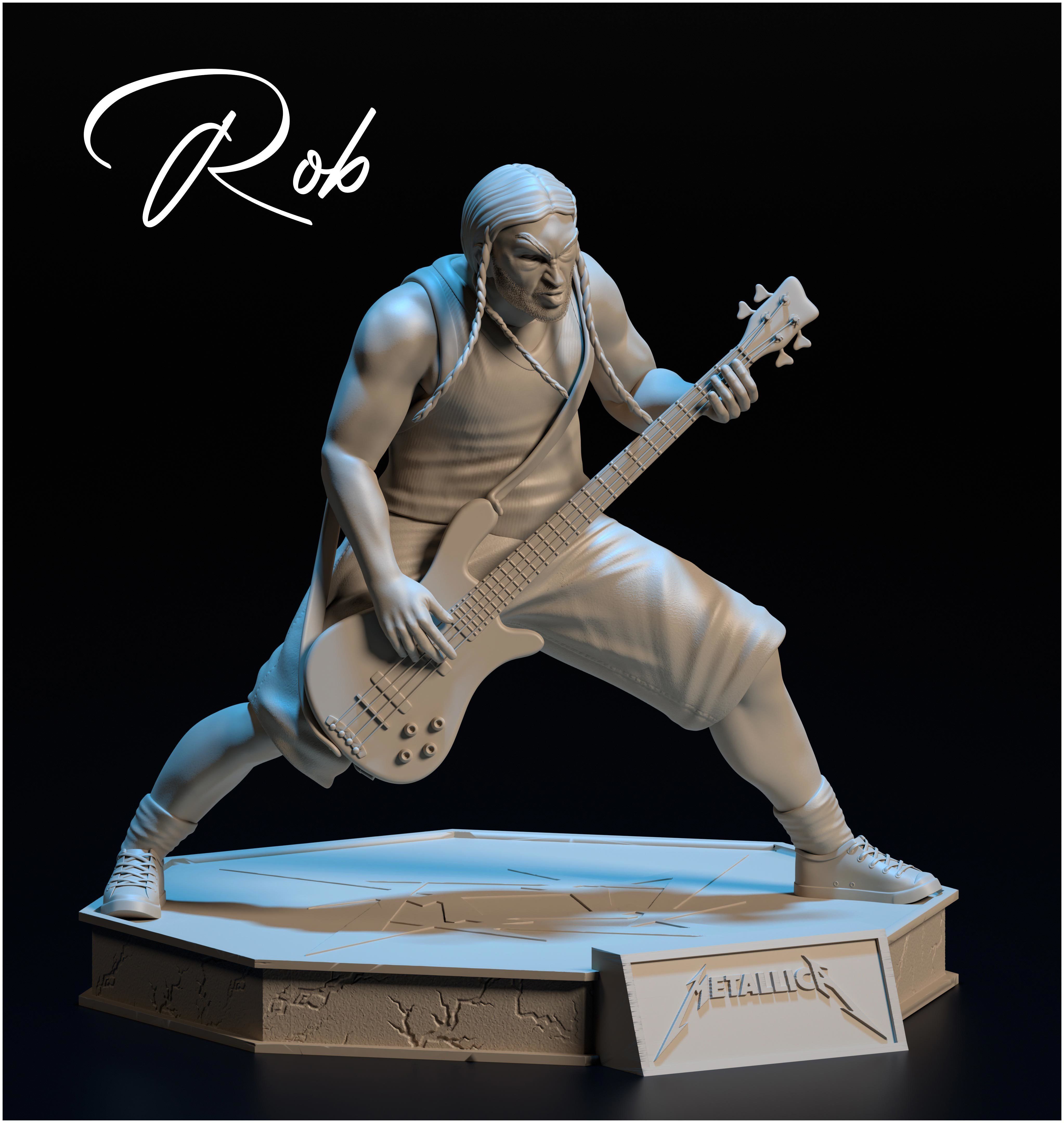 METALLICA - ROBERT TRUJILLO 3D print model_11