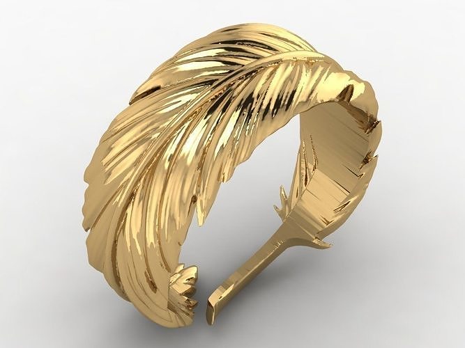 ring feather 3D print model