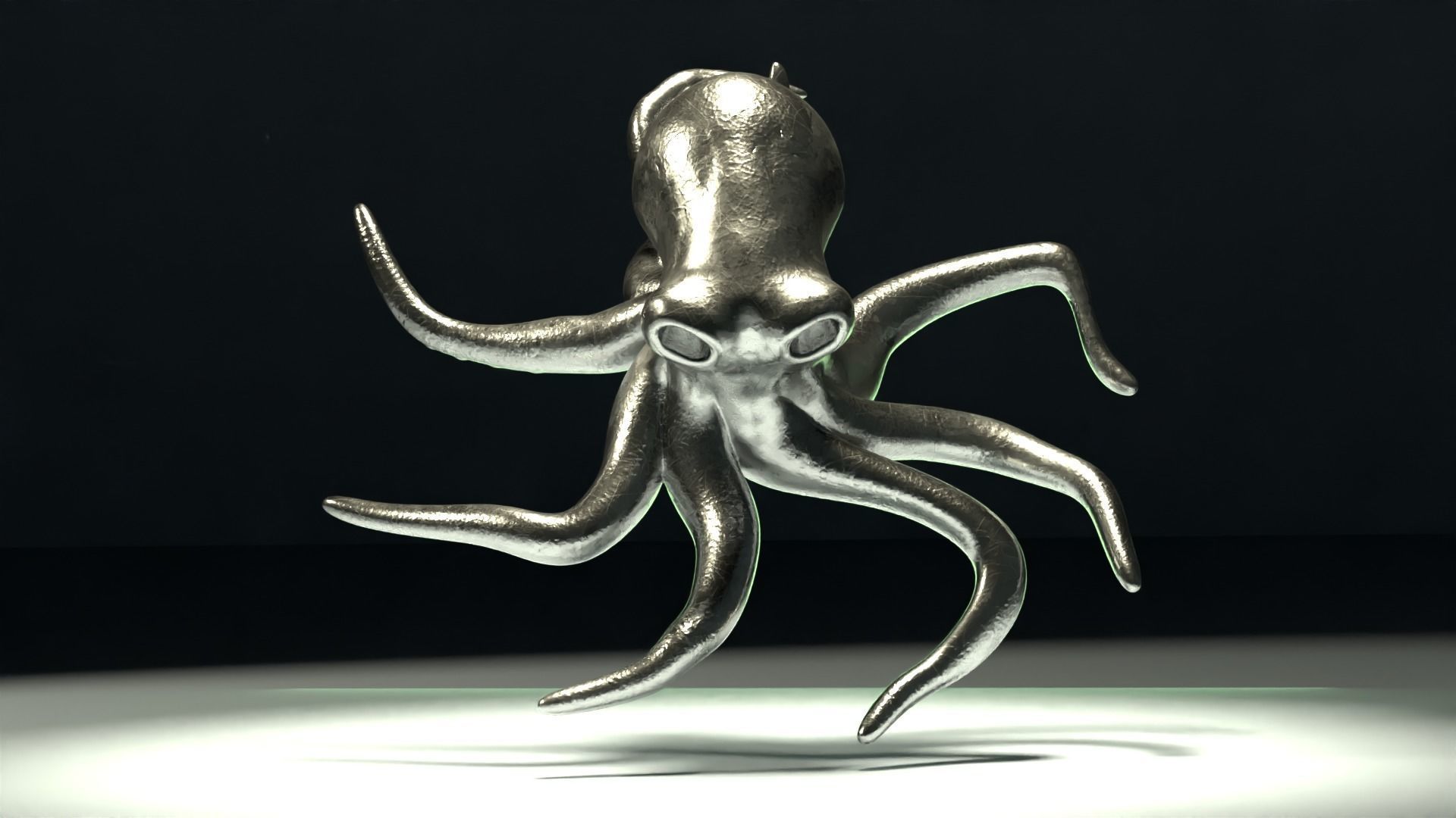 Octopus Pendant 3D print model_2