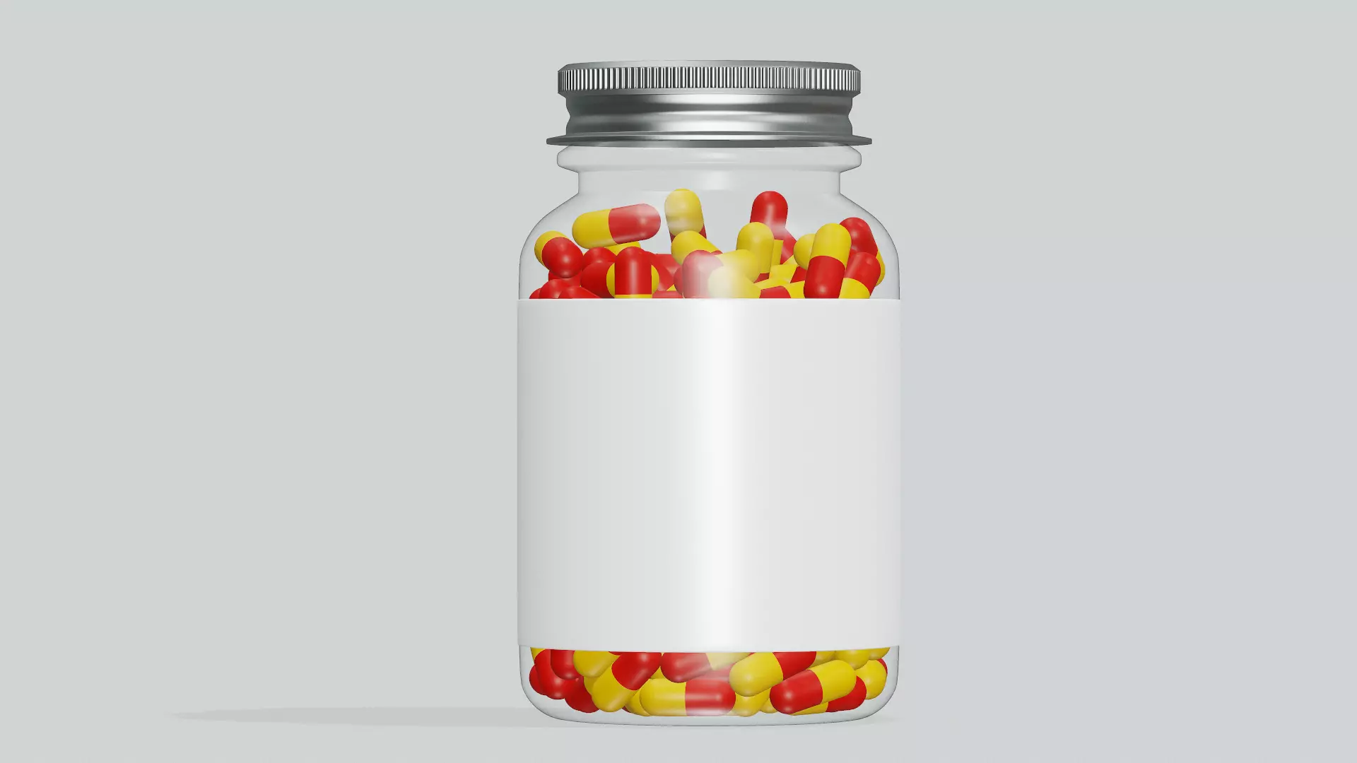 Pills Bottle - Tutorial Included 3D model