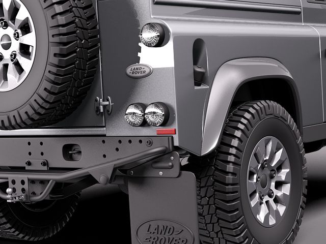 Land Rover Defender 2011 x-tech Long 3D model_3
